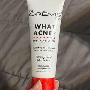 The Crème Shop What Acne? Daily Moisturizer - White & Red